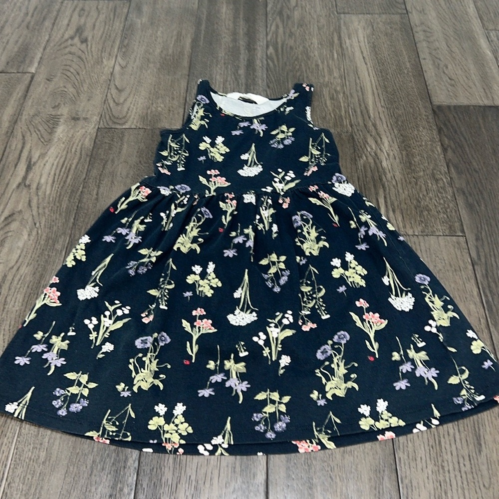 Toddler girl H&M floral tank top lightweight summer dress